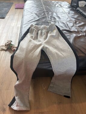 Body Glove Gray Jogger Pants with Black Side Stripes